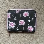 Lounge Fly New Without Tags Minnie small Zip Wallet Floral Black Pink Gold Photo 3