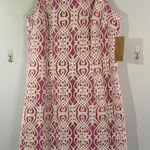 Daniel Cremieux Cremieux Sleeveless Lace Overlay Party Cocktail Sheath Dress Pink Lined Size 6 Photo 0