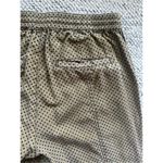 Anthropologie Polka Dot Olive Green Jogger Pants Photo 7