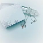 Night Before Christmas I Love You Forever Heart Necklace Silver Photo 1