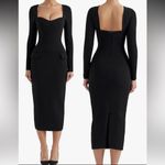 House Of CB NWOT  Ella Long Sleeve Midi Black Dress sz L   A-C cup Photo 1
