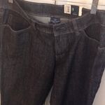 Faded Glory -  wide flare dark wash y2k jeans in black s 10p Photo 10