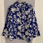 Miss Elaine 2-Piece Notch Collar Top and Pants Pajama Set Photo 2