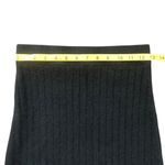 Quince Mongolian Black Cashmere Ribbed Women’s Midi Skirt Size Medium NWOT Photo 7