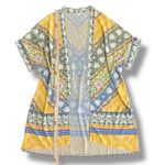 Umgee  Kimono Cardigan Women’s Small Multicolor‎ Boho Festival Beach Cover Up Photo 3