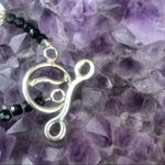 Silver lamp work bead bracelet Photo 2