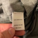 Garnet Hill  Soft Gray Eco Merino Wool Convertible Cardigan Medium Photo 7