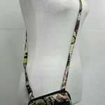 Vera Bradley  Mini Hipster Cocoa Moss Crossbody Adjustable Strap Quilted Bag Photo 0