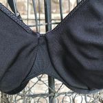 Bali  Black Bra 36D Vintage Underwire Extra Support Photo 1
