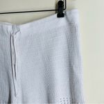 Aerie High Waist Crochet Knit Shorts White size XL Photo 3