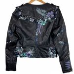 BLANK NYC NWOT  Faux Leather Floral Moto Jacket Photo 4