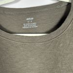 Aerie  Olive Green Long Sleeve Knot Waist Midi Dress Sz S Photo 5