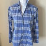 Frank & Eileen  Grayson The Hero Button Down Shirt Plaid Blue Size 1 Small Photo 3