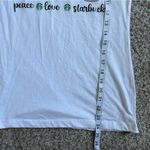 Next Level Apparel 🦋 Ideal by Next Level White Short Sleeve T-Shirt Peace Love Starbuck Small Photo 4