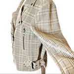 BLANK NYC  plaid moto style cropped jacket sz M Photo 1
