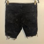 Bongo  Black/Gray-washed Distressed Denim Shorts super soft skinny size 11 Photo 7