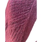 Johnston & Murphy  Long Sleeve Open Front Pocket Cardigan Size Medium burgundy wi Photo 2