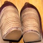 Lucky Brand Joal Shooties Maroon Peep-Toe Heeled Boots Size 8.5 Photo 5