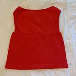 Ruby and Jenna Red Asymmetrical Top Photo 2