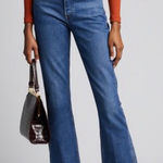 3x1 NEW  MIMi CUTTRELL Kelli Flared Slit High Rise Jeans Button Fly size 25 Photo 0