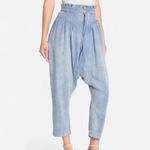 Free People Mover & Shaker Pleated Slouchy 80s Denim Harem Jeans – Sz 2 Photo 2
