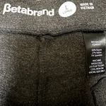 Betabrand  Classic Dress Pant Yoga Pant Boot-cut Stretch Pull On Charcoal L Long Photo 2