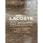 Lacoste  Gray Round Neck Cap Sleeve Tee Size 36 US‎ SIZE SMALL Photo 1