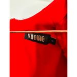 Nookie Red Jersey Squareneck Sheath Harley Structured Shoulders Mini Dress S Photo 8