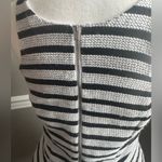EXPRESS Women’s Sleeveless knit Black & White Striped Fit & Flare Dress 4 Photo 6