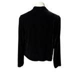 Eileen Fisher Black Velvet Open Front Crop
Cardigan Silk Blend, Sz M Photo 1