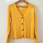 Old Navy Yellow Cropped Cardigan Photo 2