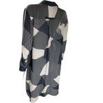 Chico's 3 OR XL OR 16 Super Tunic Long Shirt Navy Blue White Button-Up $85 Photo 7