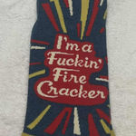 Blue Q  Firecracker Adult Humor Women's Ankle Socks Photo 0