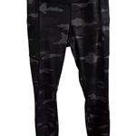 Athleta  Women's Camo Contender 7/8 Leggings Small Black/Grey with Zipper Pocket Photo 1