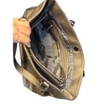 Simply Vera Wang Catherine Tote Grey Handbag Metallic Chain Strap NWT 12"x16" Photo 7