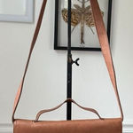 NWT Malababa Spain Tan Leather Shoulder Crossbody Bag Purse $330 Photo 0