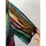 Women’s Watercolor Abstract Floral Lilypad Flower Floral Pull On Tunic Dress 2xl Size XXL Photo 4