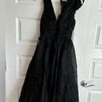 Mac Duggal Sleeveless Chiffon A-Line Tea Length Cocktail Dress Plunge Neck 0NWT Photo 6