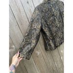 Vintage Sheri Martin Jacket Top Size 16W Black Gold Silver Buttons Whimsygoth Photo 10