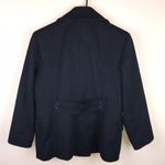 Michael Kors MICHAEL Women’s Black Wool Double-Breasted Pea Coat Photo 5