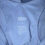 Girlfriend Collective Slate Blue High Neck Sports Bra Photo 4