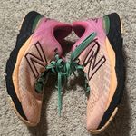 New Balance Women's Running Shoes Pink/Orange/Green 9.5 Photo 4