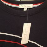 P.J. Salvage 💕💕 Long Sleeve Pajama Top Navy Blue Striped Loungewear XL NWT Photo 9