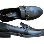 Marc Fisher - Cancia Black Studded Loafers Sz 9.5 Photo 0