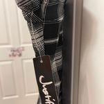 Justify  Plaid Black and White Dress Photo 6