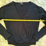 Paige NWOT Kinsey Surplice Long Sleeve Bodysuit in Black – Sz Small – $159 MSRP Photo 5
