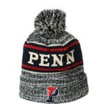 NWT Penn Zephyr Springfield Cuffed Pom Knit Cap Hat Photo 0