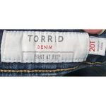 Torrid  Womens Size‎ 20T Denim Jeans Slim Fit Dark Wash Blue Photo 1