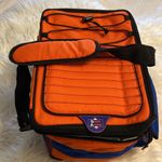 THERMOS Lunch Bag pretty big orange and Blue color BNWOT long 13” wide 12” Photo 15