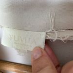 YUVITA Trench Coat Dress M Khaki Button Down Sheath Dress Midi Photo 4